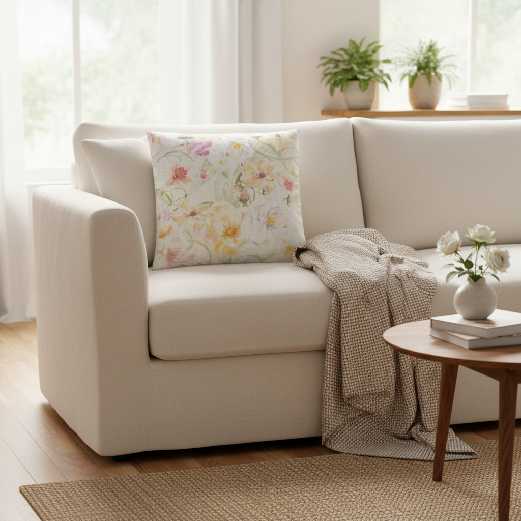 Spring Flowers Pillow Cushions