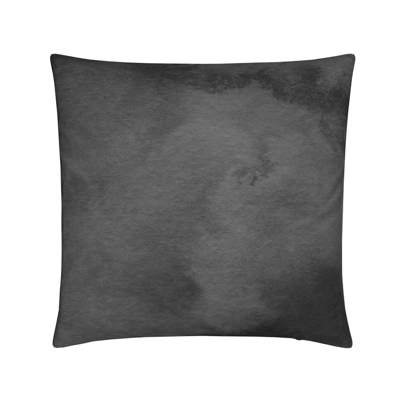 Charcoal Watercolor Accent Cushion